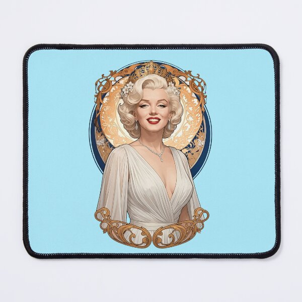 Item preview, Marilyn Monroe Vintage Art Nouveau Floral Tribute designed and sold by BorgSpareParts.