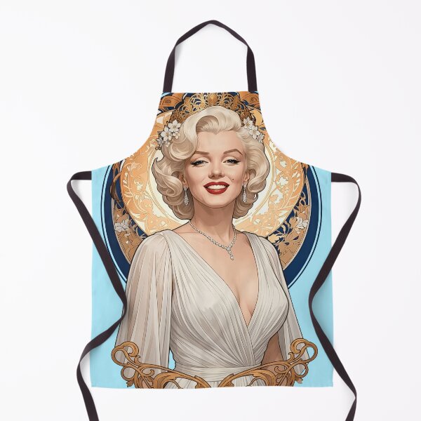Item preview, Marilyn Monroe Vintage Art Nouveau Floral Tribute designed and sold by BorgSpareParts.
