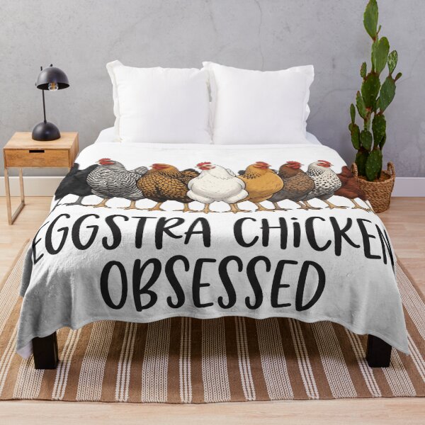 Item preview, Eggstra Chicken Obsessed – Funny Chicken Lover Farm Life Design designed and sold by StickerNestYou.