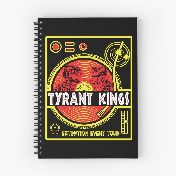 Item preview, Tyrant Kings - Extinction Event Tour T-Rex DJ Retro Music designed and sold by ViniBall.