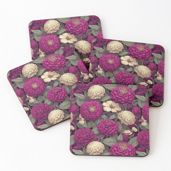 Item preview, Colorful Zinnia Floral  - Retro Flower Floral - Birthday Gifts For Her designed and sold by RoyalStarsPatts.