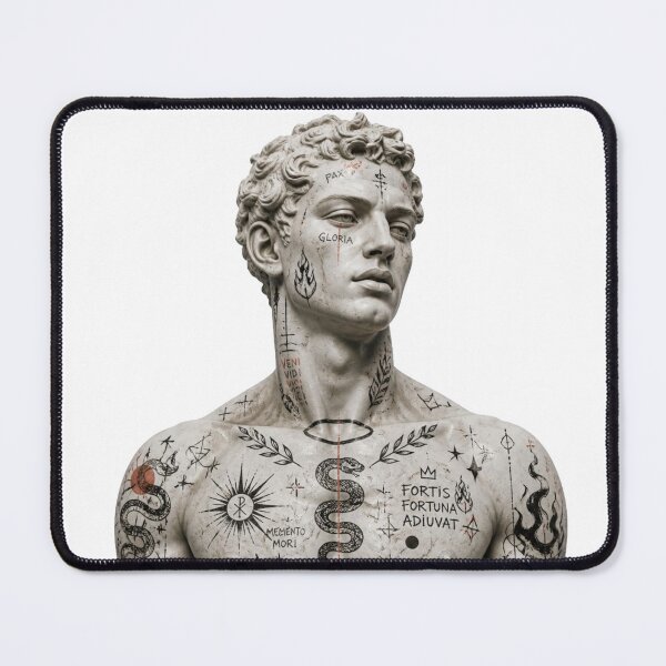 Item preview, Graffiti Marble Statue T-Shirt – Classical Sculpture Street Art Tattoo Design designed and sold by Cavalier-org.