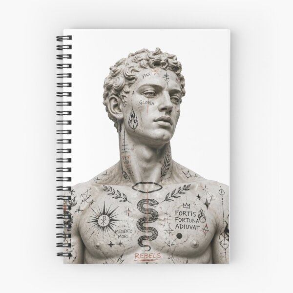 Item preview, Graffiti Marble Statue T-Shirt – Classical Sculpture Street Art Tattoo Design designed and sold by Cavalier-org.