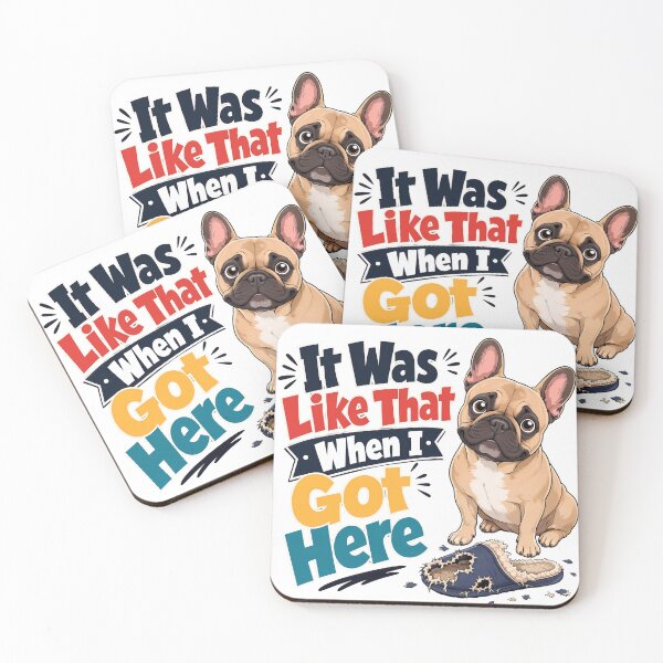 Item preview, It Was Like That Funny French Bulldog designed and sold by BobbyTee Merch.