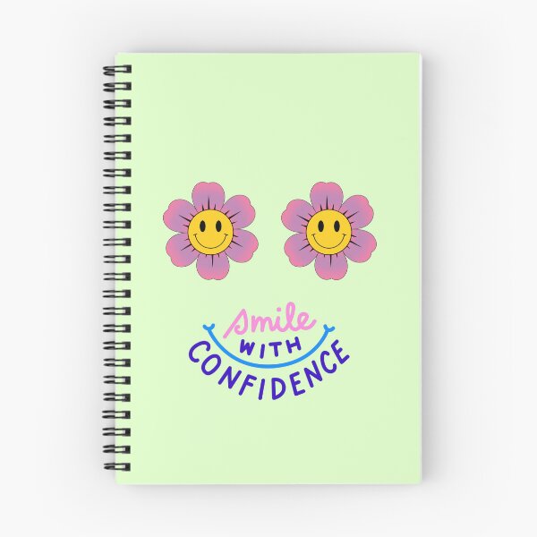 Item preview, Smile With Confidence Cute Smiley Flowers Aesthetic designed and sold by NikBrin Prevail .