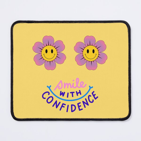 Item preview, Smile With Confidence Cute Smiley Flowers Aesthetic designed and sold by NikBrin Prevail .