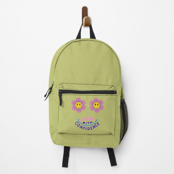 Item preview, Smile With Confidence Cute Smiley Flowers Aesthetic designed and sold by NikBrin Prevail .