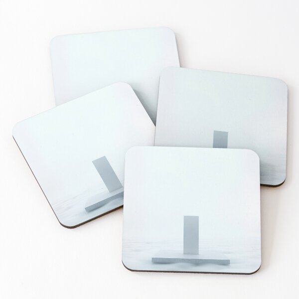 Item preview, Minimalist White Monolith in Clouds 3D Surreal Architectural Art designed and sold by mijaczeek.