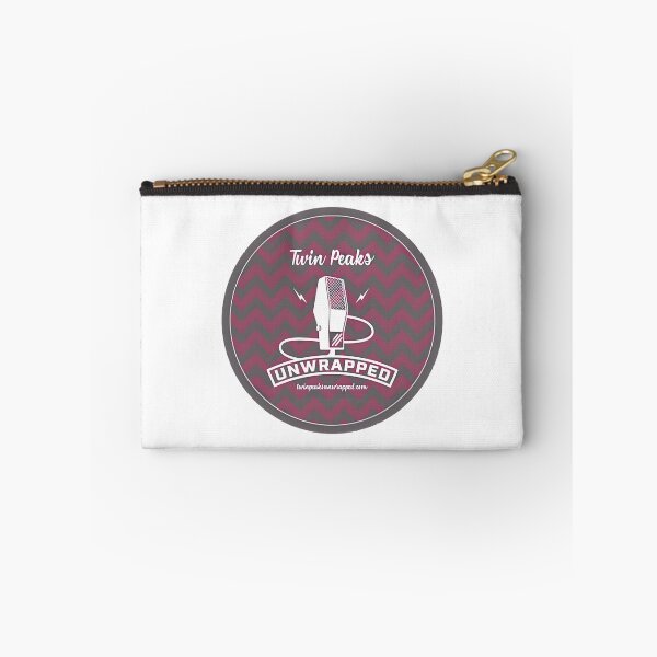 Item preview, Twin Peaks Unwrapped Retro Mic Graphic Maroon Design designed and sold by Patrick Durham.
