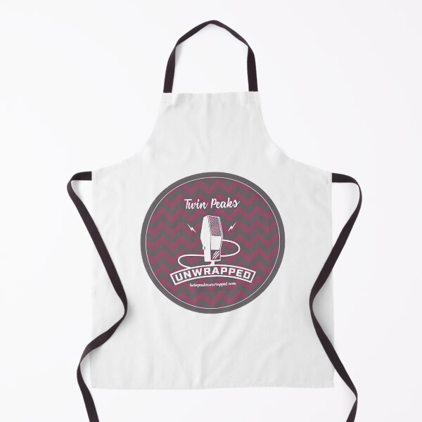 Item preview, Twin Peaks Unwrapped Retro Mic Graphic Maroon Design designed and sold by Patrick Durham.