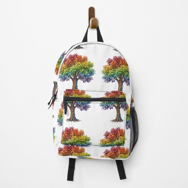 Item preview, Rainbow Tree of Life – Vibrant Colorful Fantasy Nature Art designed and sold by Awarrie.