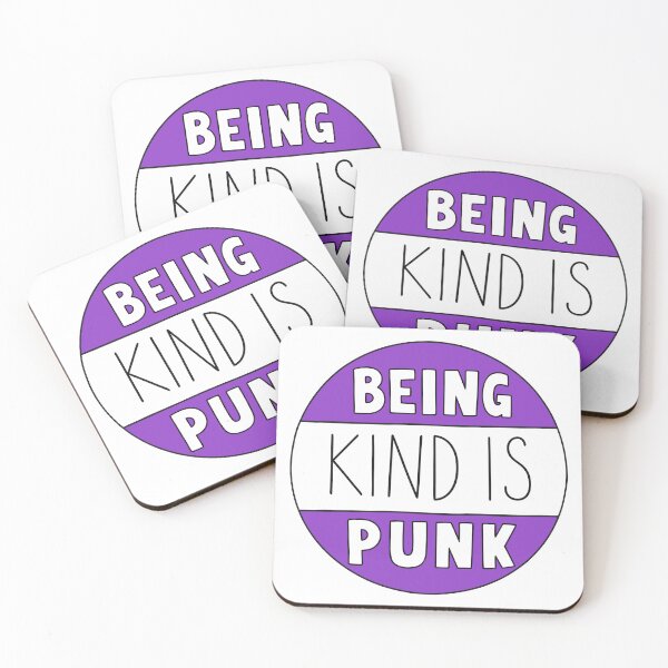 Item preview, Being Kind Is Punk Kindness - Purple sticker  designed and sold by teeperfect.