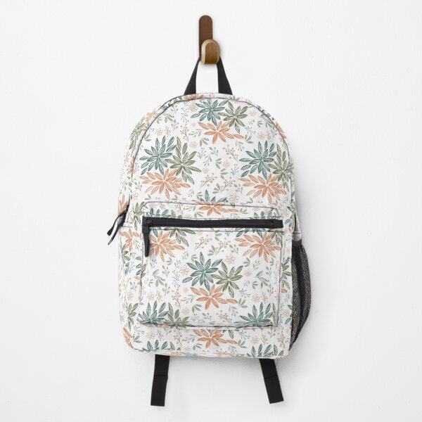 Item preview, Vintage Botanical Floral Pattern – Sage Green & Terracotta designed and sold by neyyscrafts.