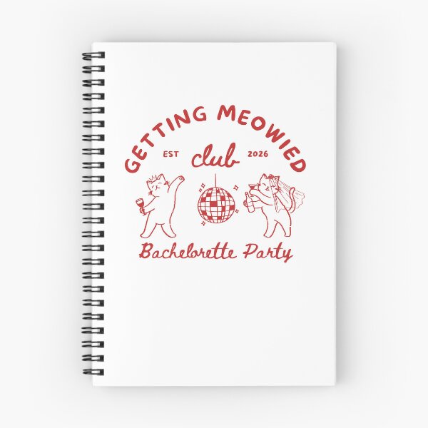 Item preview, Getting Meowied Club Bachelorette Party 2026 - Funny Cat Disco Bridal designed and sold by thefirstbroo.