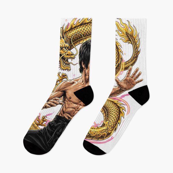 Item preview, Golden Dragon Martial Arts Master - Vintage Vector Art designed and sold by Surviving Monday Club.