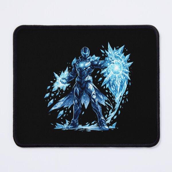 Item preview, Ice Energy Warrior Frozen Armor Crystal Power Hero designed and sold by irfanshikh.