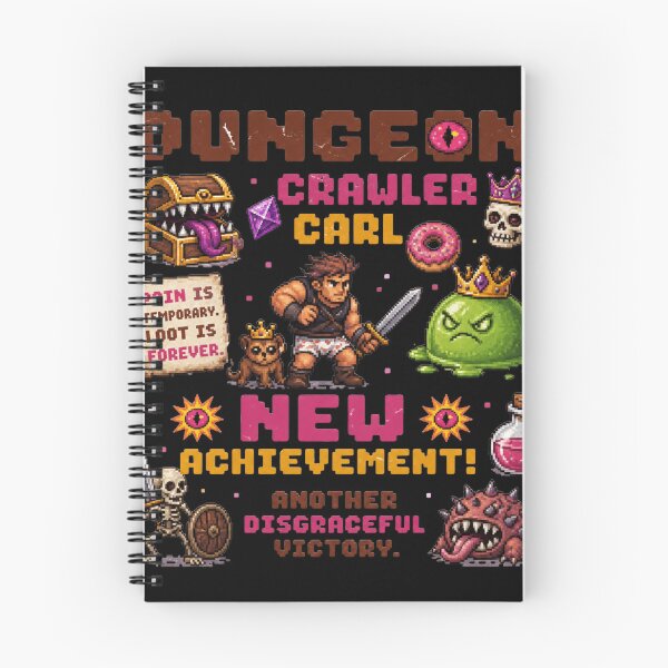Item preview, dungeon crawler carl pixel art designed and sold by DeliaSue.