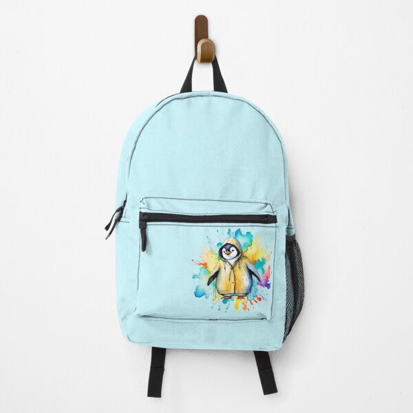 Item preview, Adorable Watercolor Penguin in a Yellow Raincoat designed and sold by GOOD DAY Studio.