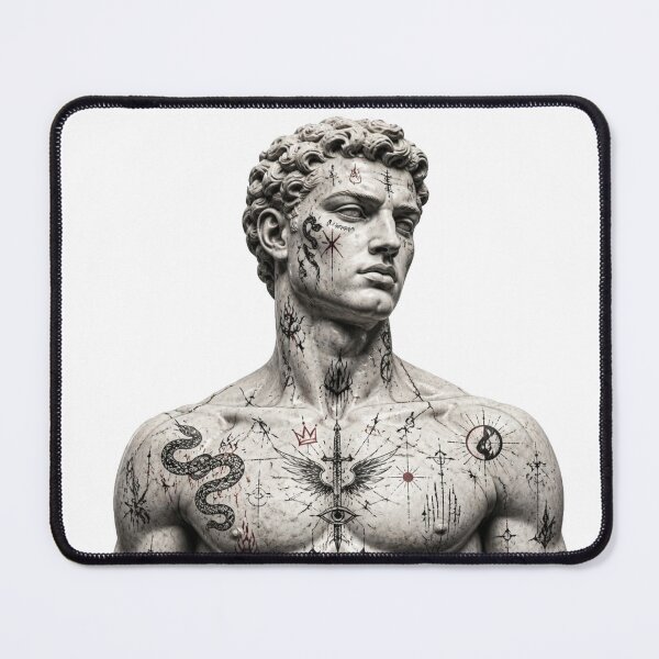 Item preview, Graffiti Marble Statue T-Shirt – Classical Sculpture Street Art Tattoo Design designed and sold by Cavalier-org.