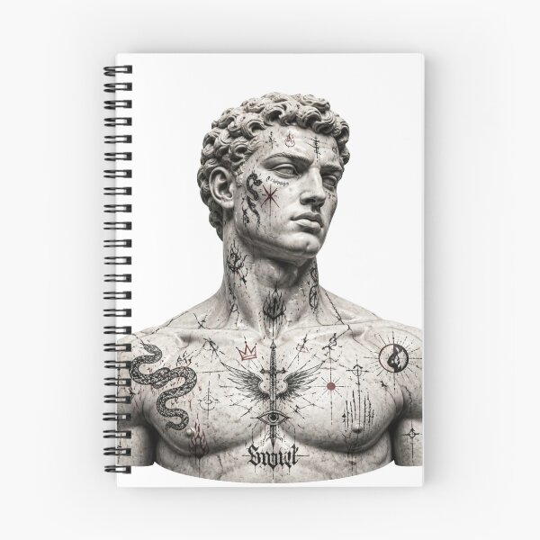 Item preview, Graffiti Marble Statue T-Shirt – Classical Sculpture Street Art Tattoo Design designed and sold by Cavalier-org.