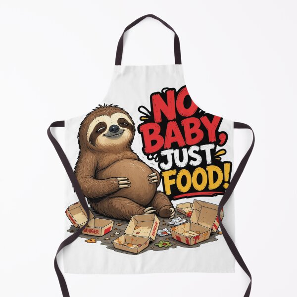 Item preview, Cute Sloth No Baby Just Food designed and sold by Halbeskilo.