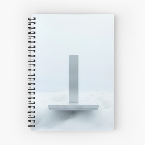 Item preview, Minimalist White Monolith in Clouds 3D Surreal Architectural Art designed and sold by mijaczeek.