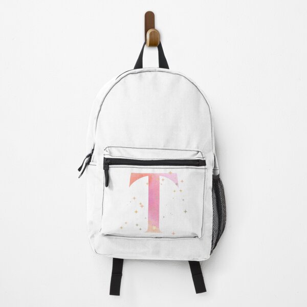Item preview, Letter T Monogram pink watercolor designed and sold by iRenza.