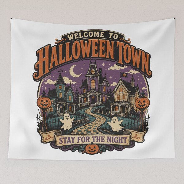 Item preview, Welcome to Halloween Town designed and sold by Borne-studio.
