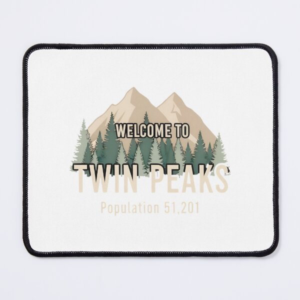 Item preview, Welcome To Twin Peaks Mountains Trees Retro Sunset designed and sold by Patrick Durham.
