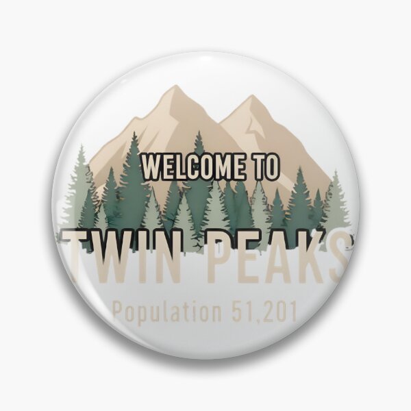 Item preview, Welcome To Twin Peaks Mountains Trees Retro Sunset designed and sold by Patrick Durham.