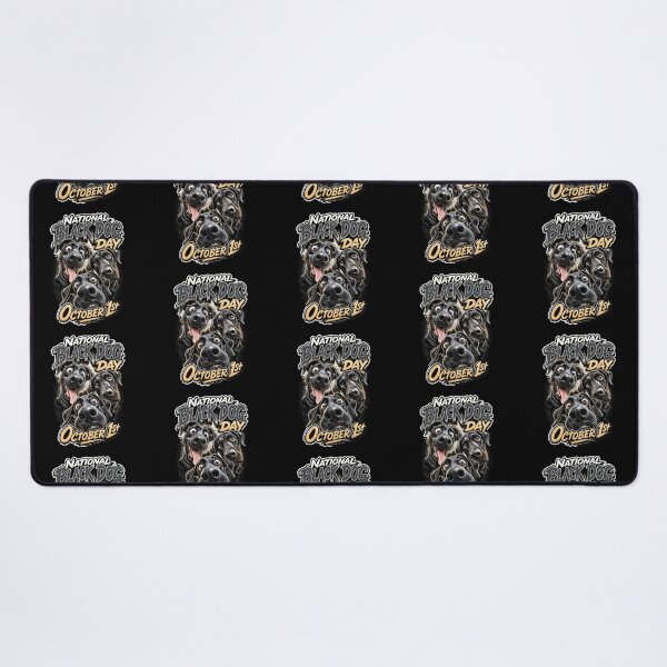Item preview, National Black Dog Day - October 1st designed and sold by Wilcox PhotoArt.