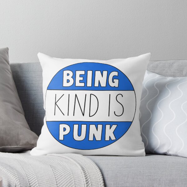 Item preview, Being Kind Is Punk Blue Radical Kindness Typography designed and sold by teeperfect.