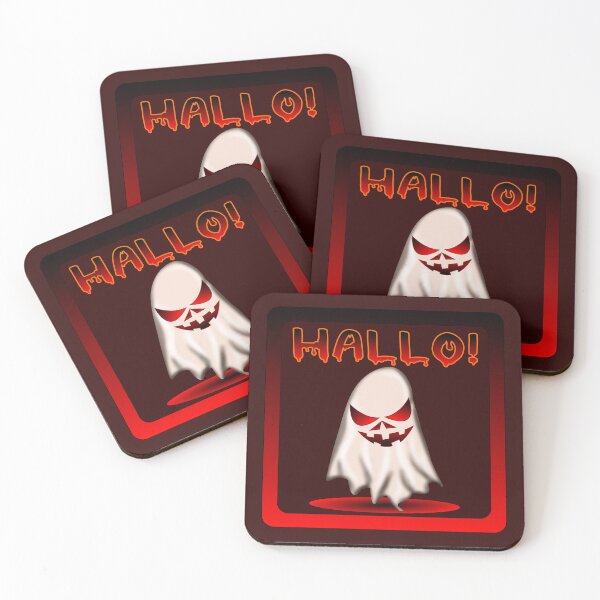 Item preview, HALLOWEEN GHOSTS HELLO designed and sold by minimalartstory.
