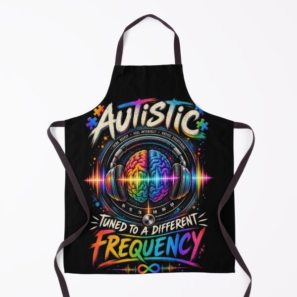 Item preview, Autistic – Tuned to a Different Frequency | Neurodiversity Spectrum designed and sold by thewandswant.