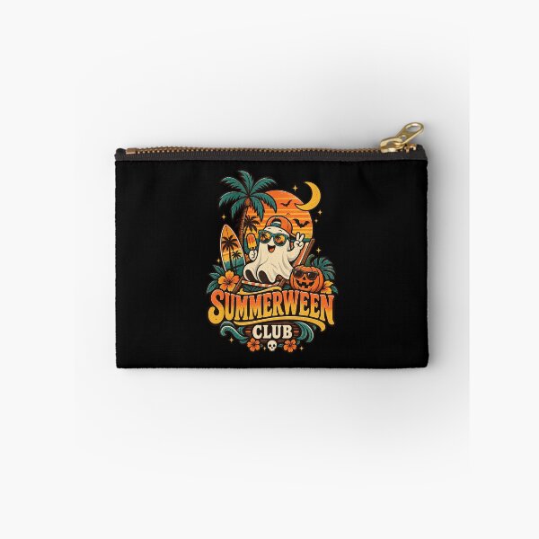 Item preview, Funny Summerween Club Retro Beach Ghost designed and sold by SdForce.