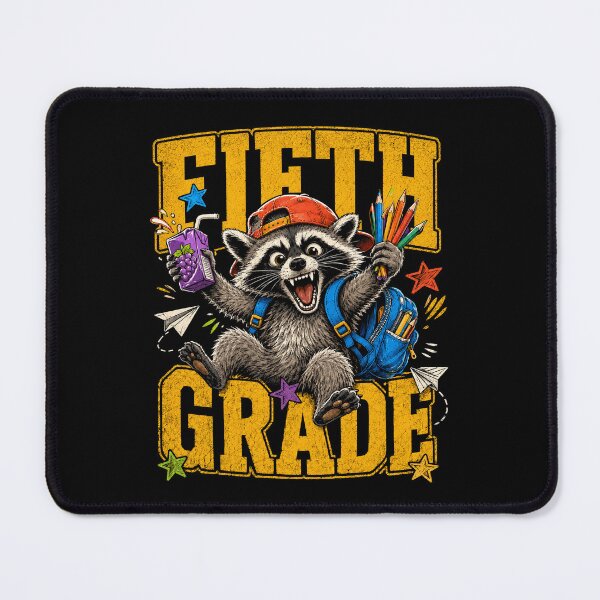 Item preview, Funny Fifth Grade Boy Feral Raccoon Back to School designed and sold by borutawear.