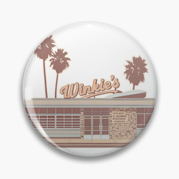 Item preview, Retro Winkies Diner Palm Trees Graphic designed and sold by Patrick Durham.