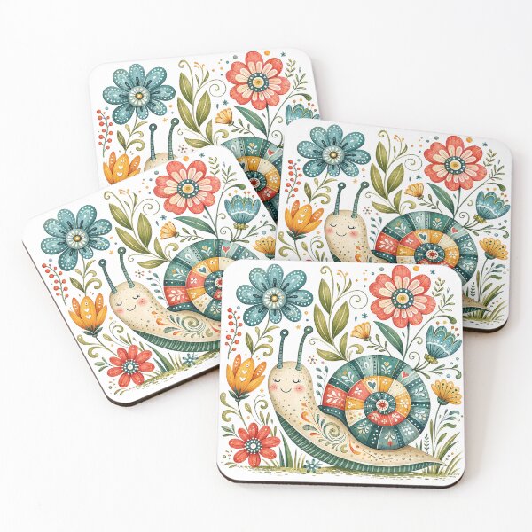 Item preview, Floral Snail designed and sold by PetalGarden.