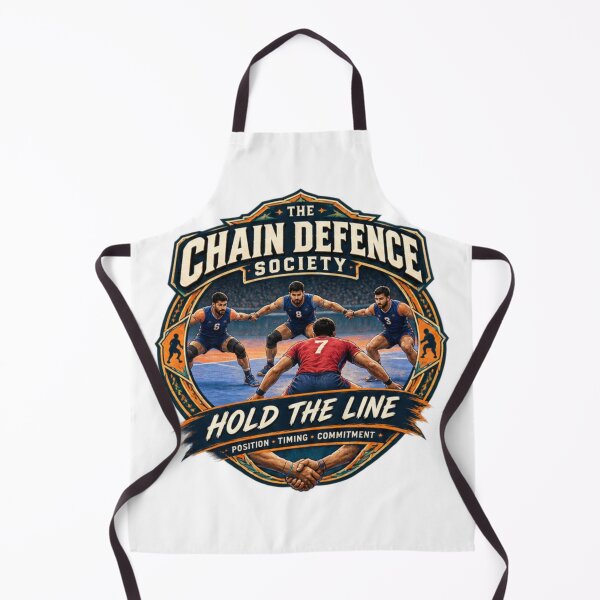 Item preview, Kabaddi Chain Defence Hold The Line designed and sold by Rhubarb Bridge Merch.