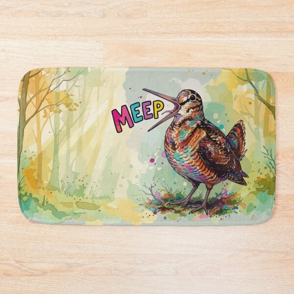 Item preview, Funny Watercolor Woodcock Bird Meep Meme Art designed and sold by chriswo-design.