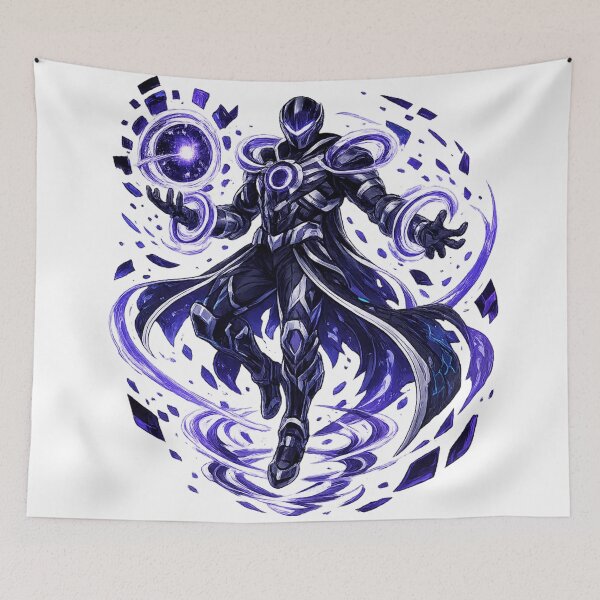 Item preview, Mystic Energy Warrior Purple Magic Armor Fantasy Hero designed and sold by irfanshikh.
