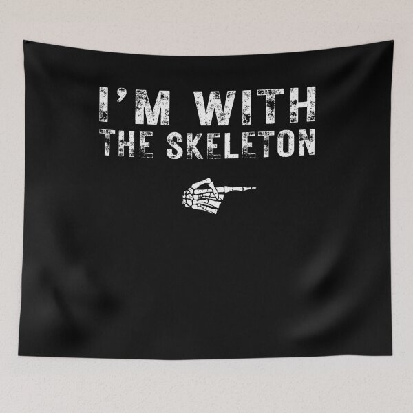 Item preview, I'm With The SKELETON Matching Couple Halloween designed and sold by mdmahabubur.