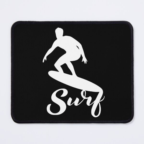 Item preview, Surfer Silhouette Surf Typography Minimalist Wave Art designed and sold by ASN STUDIO.