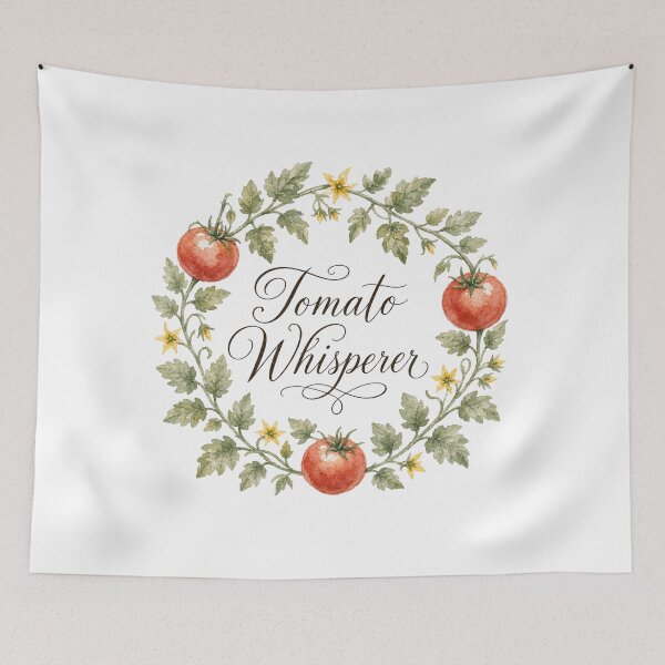 Item preview, Tomato Whisperer Shirt, Floral Wreath Garden T-Shirt, Boho Watercolor Tomato Gift Tee, Delicate Gardener Design Shirt designed and sold by TshirtsLabs.