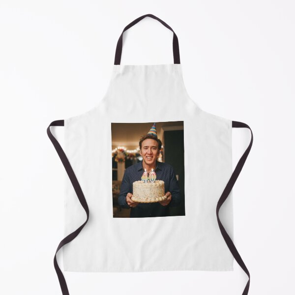 Item preview, Nicolas cage 40th Birthday funny prank meme memes designed and sold by CheeseBlueprint.