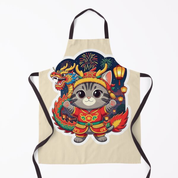 Item preview, Lucky Cat Chinese New Year designed and sold by Moxie-Cat-Universe.