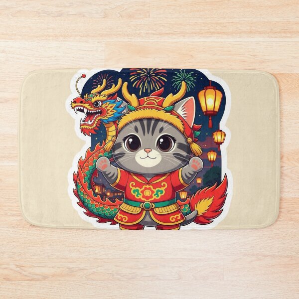 Item preview, Lucky Cat Chinese New Year designed and sold by Moxie-Cat-Universe.