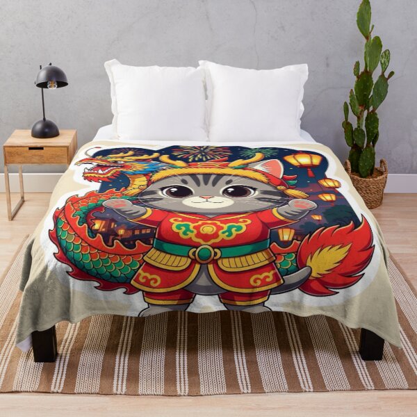 Item preview, Lucky Cat Chinese New Year designed and sold by Moxie-Cat-Universe.