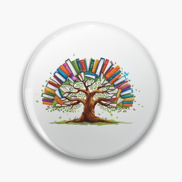 Item preview, Tree of Knowledge – Colorful Books and Education Reading Art designed and sold by Awarrie.