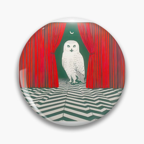Item preview, Owl Behind Red Curtains Surreal Art designed and sold by Patrick Durham.